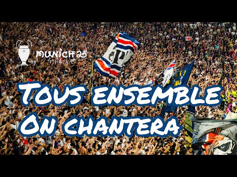 🏆✨ 30.000 PSG Fans "Tous ensemble on chantera" | Champions League Final 2025 | Ultras Virage Auteuil