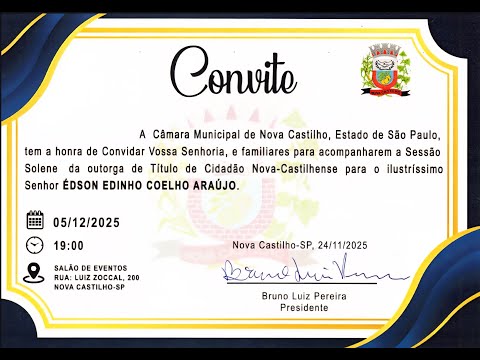 Sessão Solene - 05 de Dezembro de 2025