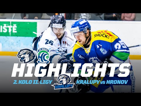 2. kolo HK Kralupy vs HC Wikov Hronov | 2. liga 2025/26 Highlights