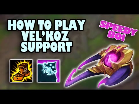 VEL'KOZ SUPPORT GUIDE TO HIGH IMPACT, AZZAPP COACHING SILVER, HOW TO PLAY VEL'KOZ SUPPORT