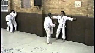 preview picture of video 'Sakura Ryu JuJitsu instructor Kyoshi Reg Ellis, 1989 8th Degree JuJitsu Grading,'