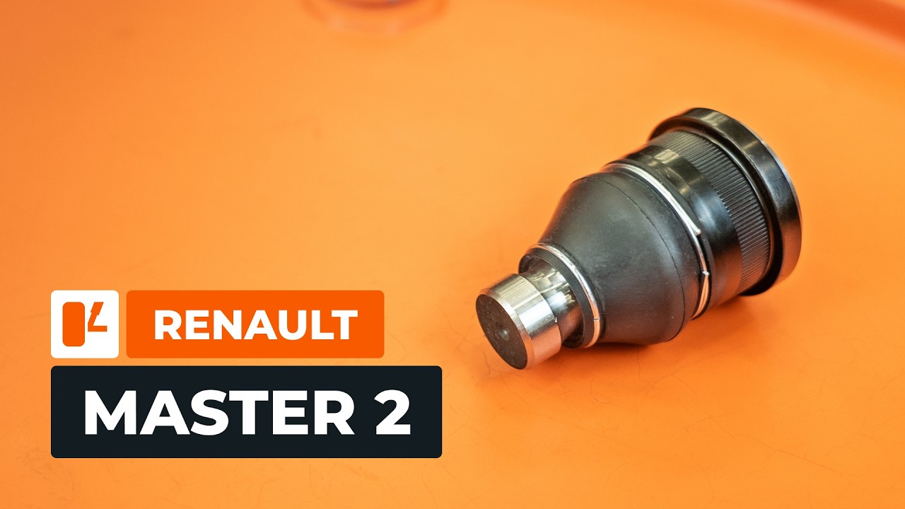 Kuinka vaihtaa alapallonivel eteen Renault Master 2 van-autoon – vaihto-ohje