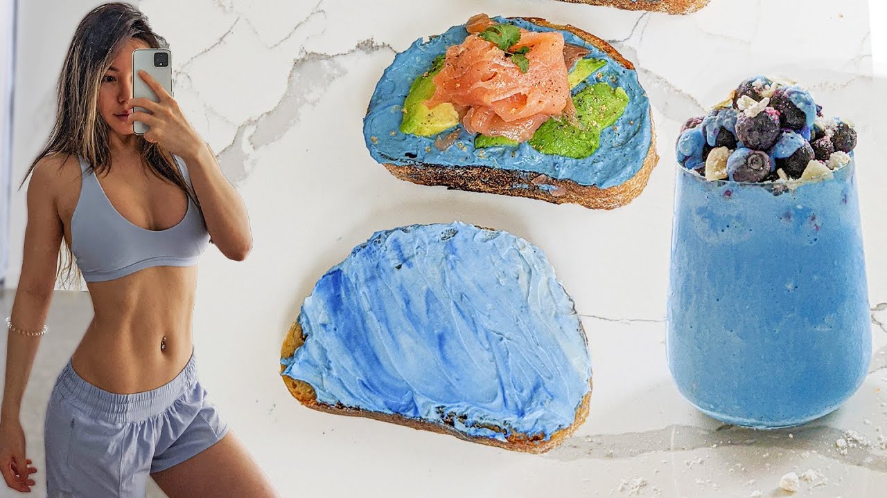 What I Eat when I feel Blue: ( Quick & Healthy Recipes + Diamond Play BUTTON