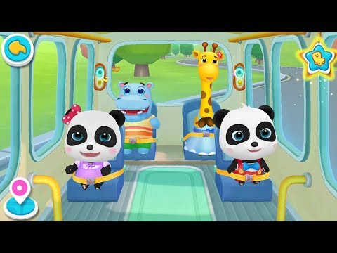 Відео Baby Panda's School Bus