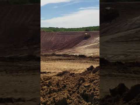Caterpillar D8T Building Dam