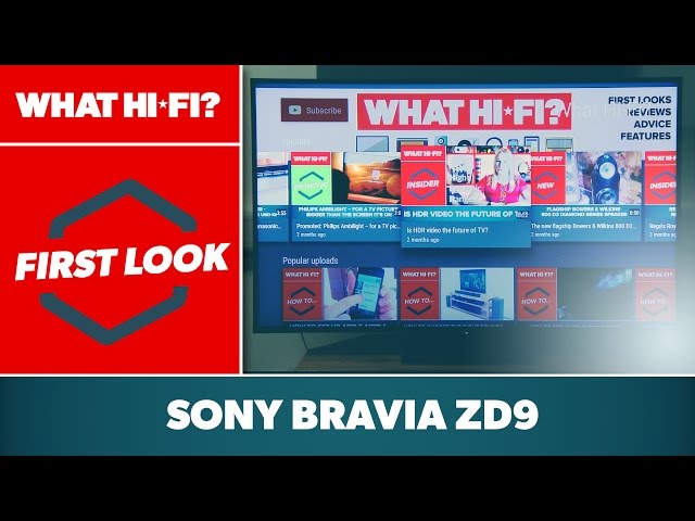 Sony Bravia ZD9 flagship 2016 4K TV – first look
