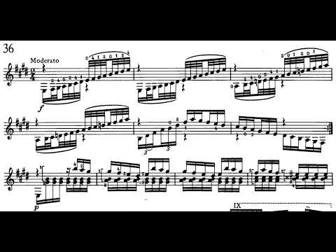 Legnani - 36 Caprices, Op. 20: No. 36 in E Major, Moderato (Sheet Music)