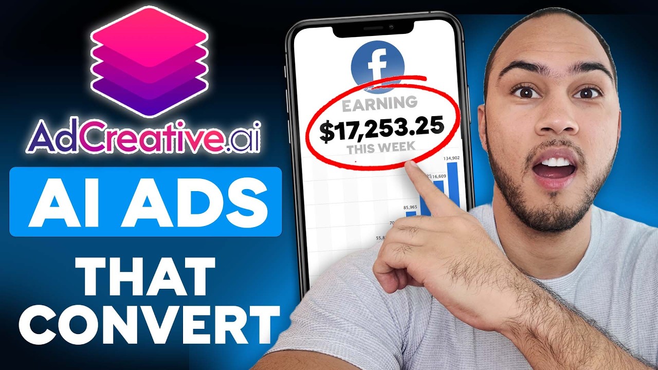 AdCreative.ai Tutorial: Generate Ad Copy + Creatives for A/B Tests in 10 Minutes video thumbnail