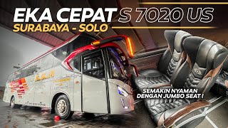 Download lagu MORE COMFORTABLE EXECUTIVE CLASS WITH JUMBO SEATS | EKA CEPAT Bus Trip Surabaya - Solo mp3