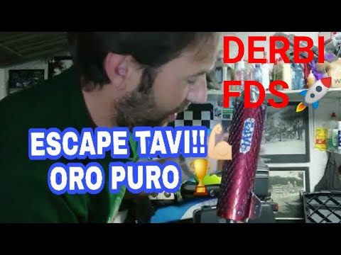 CÓMO TRUCAR MOTO DERBI FDS con ESCAPE TAVI. MÁS POTENCIA