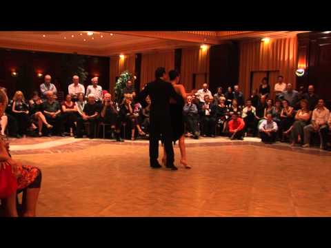  Daiana Guspero  and  Miguel Angel Zotto  are  dancing  at  Aix Tango Festival  in  2012