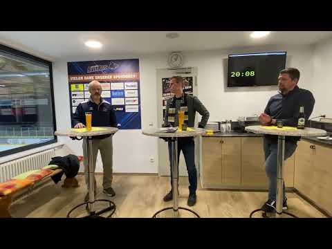 Pressekonferenz ESC River Rats Geretsried e. V. vs. ERV Mighty Dogs Schweinfurt e. V. 27.02.2022