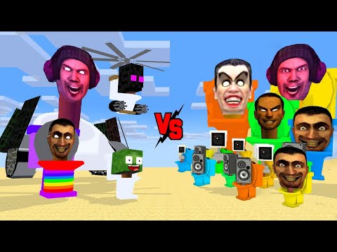 Monster School : BECOME SKIBIDI TOILET SEASON 4 ALL EPISODE - Minecraft Animation