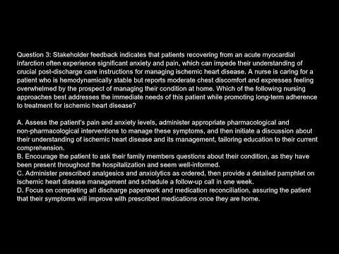 Cardiac Vascular Nursing Certification  CV BC  Free Practice Test video