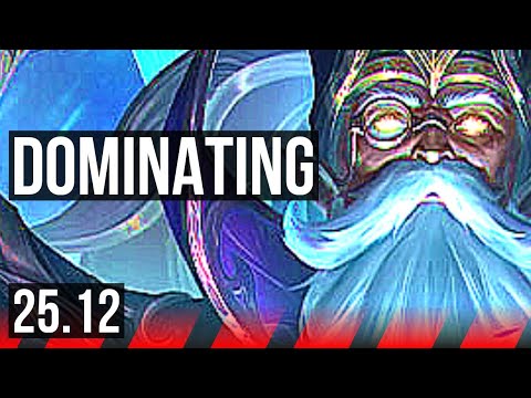ZILEAN vs PANTHEON (TOP) | 6/0/14, Dominating | EUW Master | 25.12
