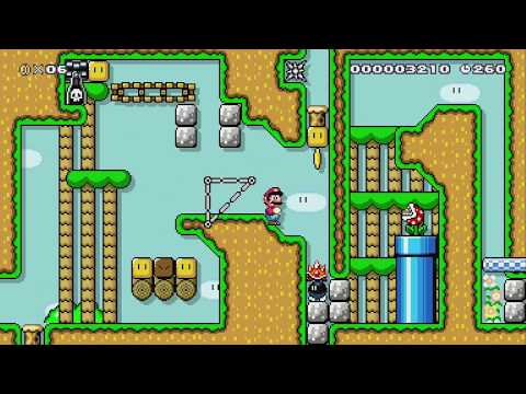 Zelda's Dungeons by Raitch - Super Mario Maker 2 - No Commentary 1bw