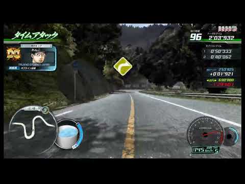 Initial D: Arcade Stage 8 - Sadamine Touge Time Attack (Platinum)