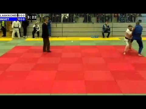 Judo U21 SM 2014: M21-73: LAAKKONEN - INGET