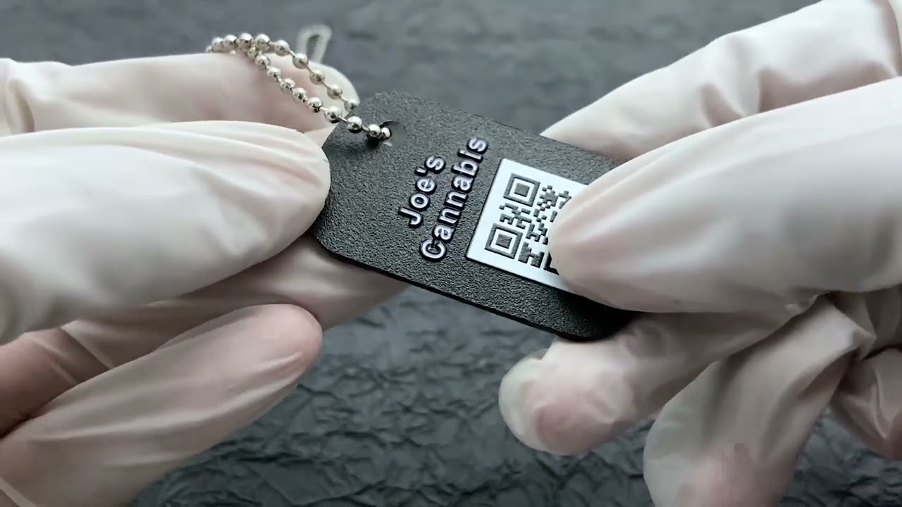 3210-Colorful Summer Metal Dog Tag
