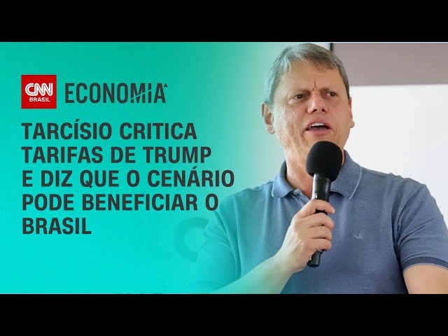 Tarifaço desorganiza mercado e é oportunidade para o Brasil, diz Tarcísio | BASTIDORES CNN