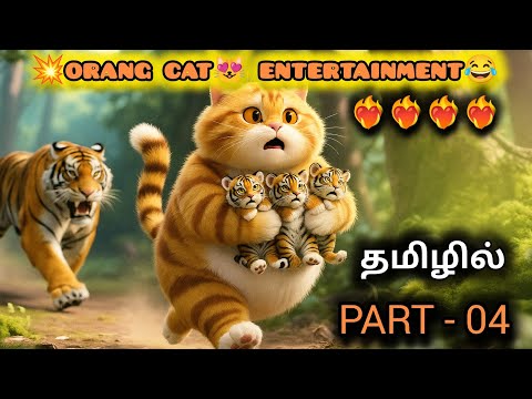 😻oreng cat funnyvideos🤣 |part-04| #entertainment #funnyvideo #cat #triending #ai #orengcat #video 