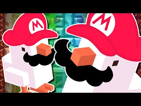 Super Mario Maker | AMAZING CROSSY ROAD COURSE!!