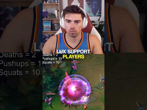 LUX SUPPORT PLAYERS #leagueoflegends #midbeast #shorts