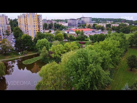 Park Róż , Osiedle Różanka ,Klimzowiec w Chorzowie DJI Phantom Fly Videoma