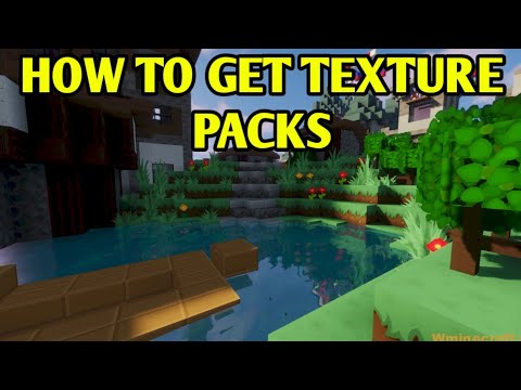 HOW TO GET TEXTURE PACKS FOR MINECRAFT 1.20 PS5/XBOX/PS4