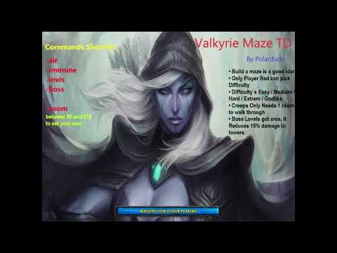Valkyrie Maze TD by Polardude / Update to Trash TD #1 2022 - Warcraft 3