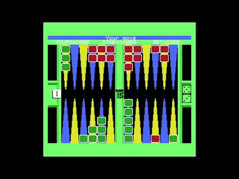 Backgammon (1985, MSX, Tecno Soft)