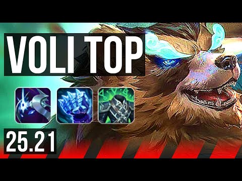 VOLIBEAR vs SHEN (TOP) | 800+ games | EUW Master | 25.21