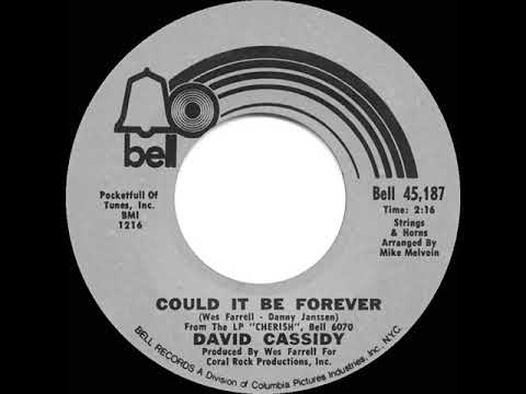 1972 HITS ARCHIVE: Could It Be Forever - David Cassidy (mono 45)