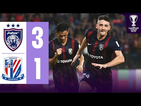 BACK-TO-BACK wins for Johor DT | Johor Darul Ta'zim 🇲🇾 - Shanghai Shenhua 🇨🇳 | Highlights ACL Elite™