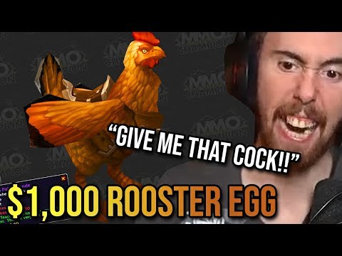 Asmongold - The Tale Of The Magic Rooster Egg Or How Asmon Almost Spent $1,000 On A Cock Mount