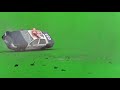 Green Screen Police Car Crash