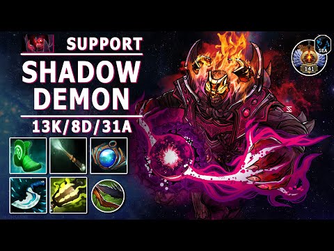 Shadow Demon Support | 7.30e | Pos 4 SD Play | Dota 2 Immortal Gameplay