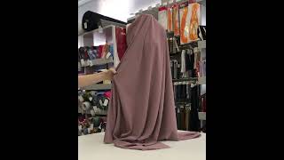 8065-63 Искусственный шёлк матовый цвет Лилово-пудровый 130 гр/м2, 150 см на YouTube 1