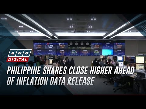 Philippine shares close higher ahead of inflation data release