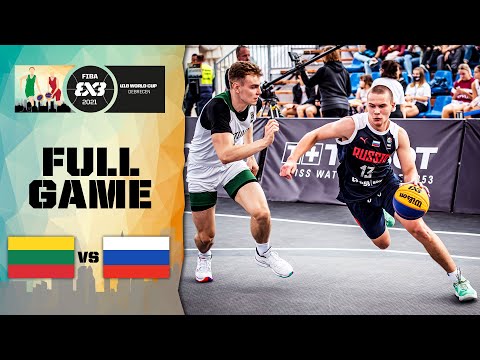 Lithuania v Russia | Men's - Full Game | FIBA 3x3 U18 World Cup