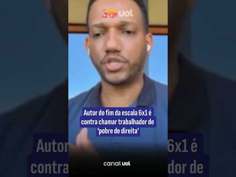Fim da 6×1: Rick Azevedo diz que esquerda ‘não ganha voto chamando trabalhador de pobre de direita’