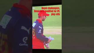 Royal Challengers Bengaluru finally qualified for play-offs #cricket #rcbians #trending #captaincool