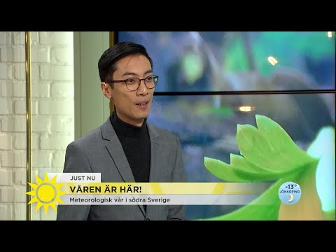 Meteorolgen: "Nu kommer våren!" - Nyhetsmorgon (TV4)