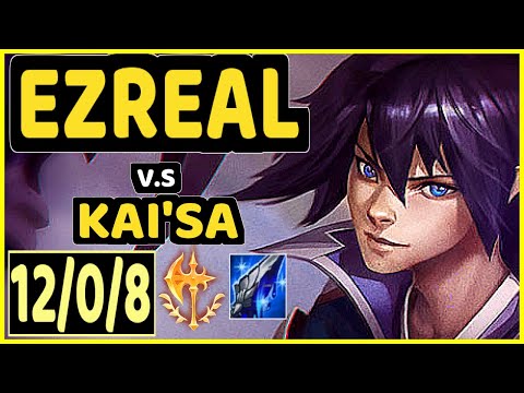STIXXAY (EZREAL) vs KAI'SA - 12/0/8 KDA BOTTOM ADC CHALLENGER GAMEPLAY - NA