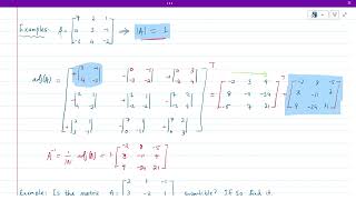 Inverse of 3x3 matrix