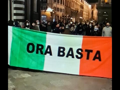 FIRENZE - MANIFESTAZIONE (NON AUTORIZZATA) DEL 30/10/2020
