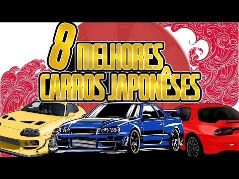 8 Melhores Carros Japoneses 🔴 JDM - Biela Torta