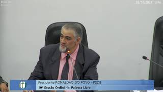 Sessão ordinária da Câmara de Vereadores Irati 03/10/2023