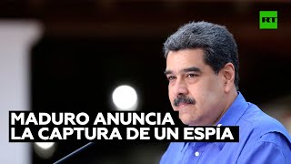 Maduro anuncia la captura de “un espía estadounidense” en una refinería