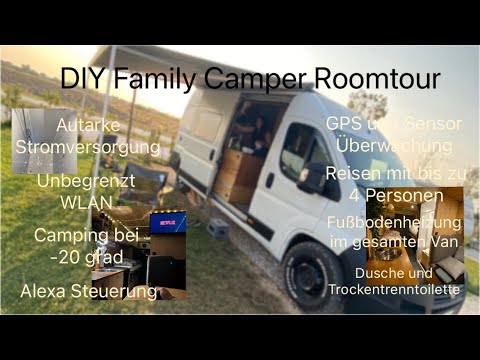 DIY Camper Roomtour Autarker & Smarter Family Camper Fiat Ducato 2022